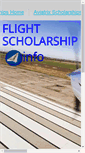 Mobile Screenshot of flightscholarship.info